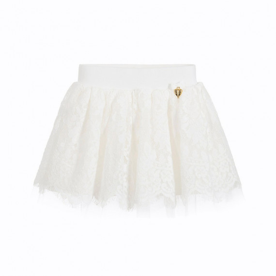 Girls Cotton Lace Skirt