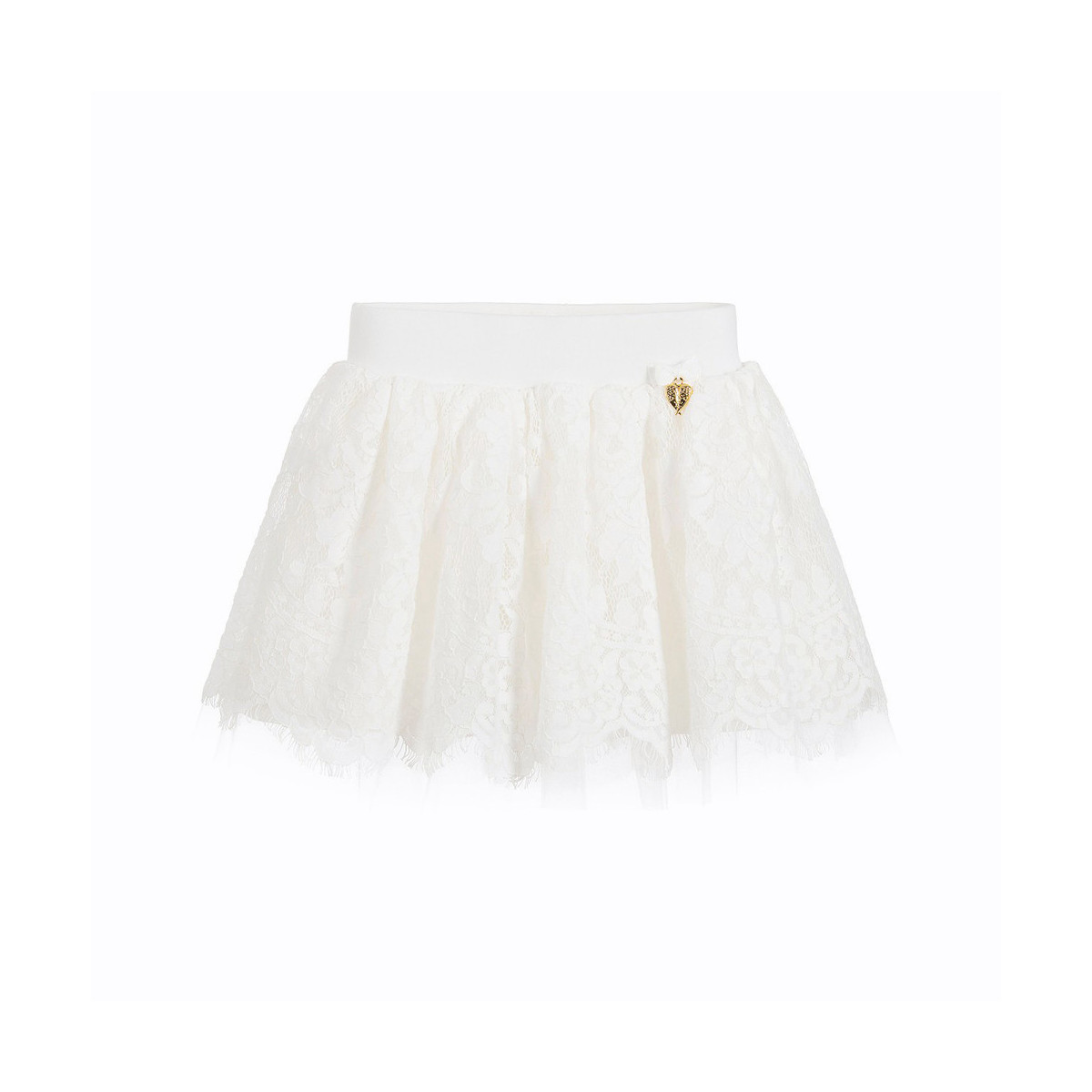 Girls Cotton Lace Skirt