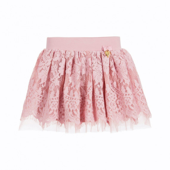 Girls Cotton Lace Skirt