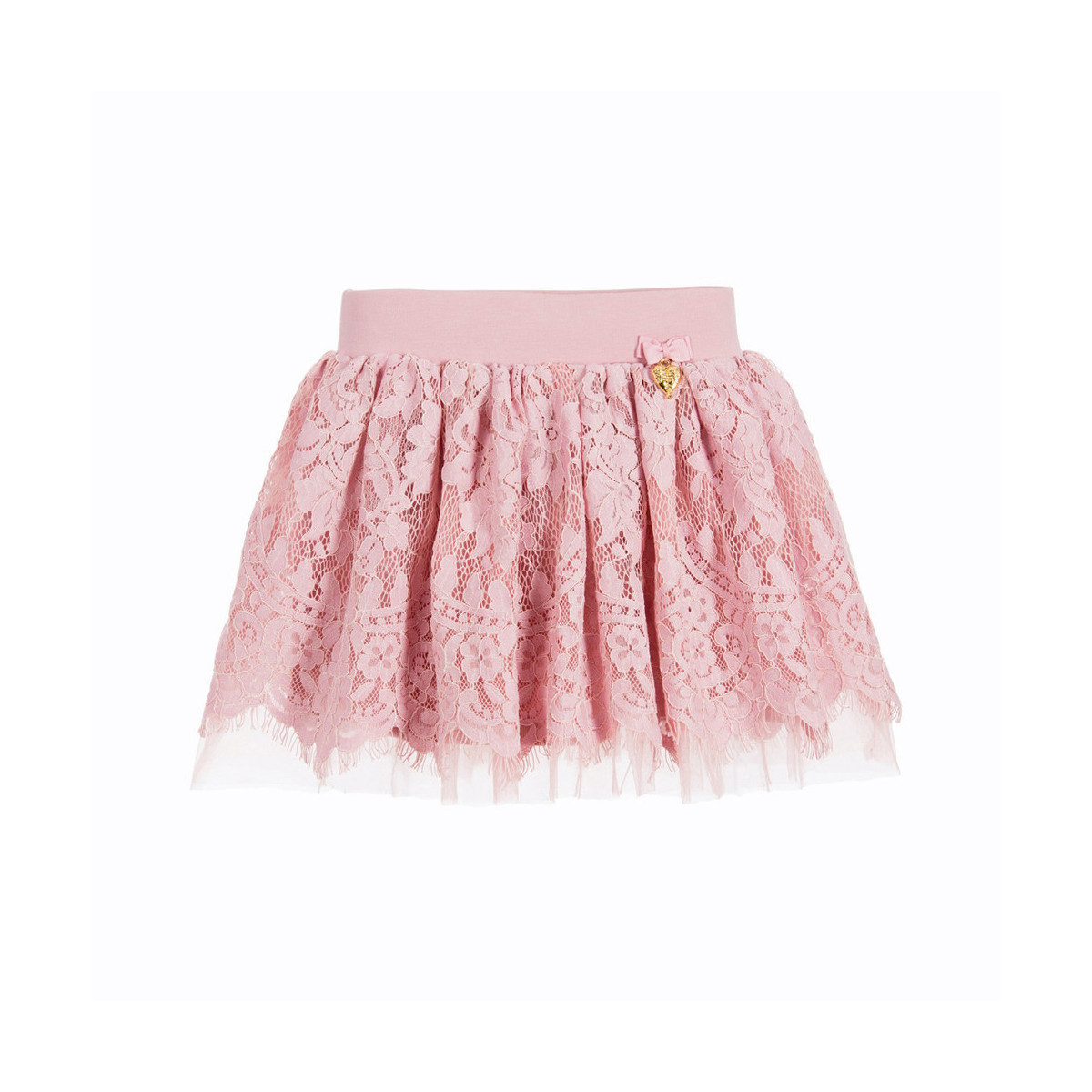 Girls Cotton Lace Skirt