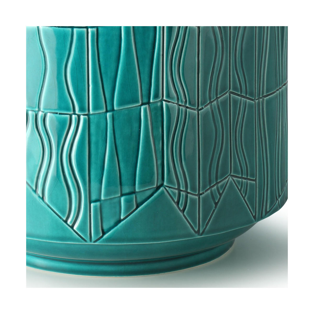 Bethan Laura Wood for Bitossi Ceramiche vase A in green