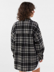 Oversized check overshirt