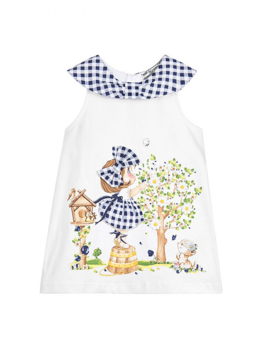 Girls Cotton Jersey Dress