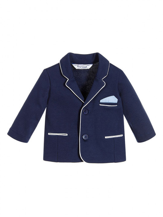 Baby Boys Ivory Jersey Blazer