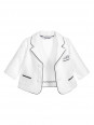 Baby Boys Ivory Jersey Blazer