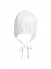 Baby Girls Ivory Hand-Smocked Bonnet