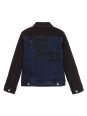 Boys Black & Blue Denim Jacket