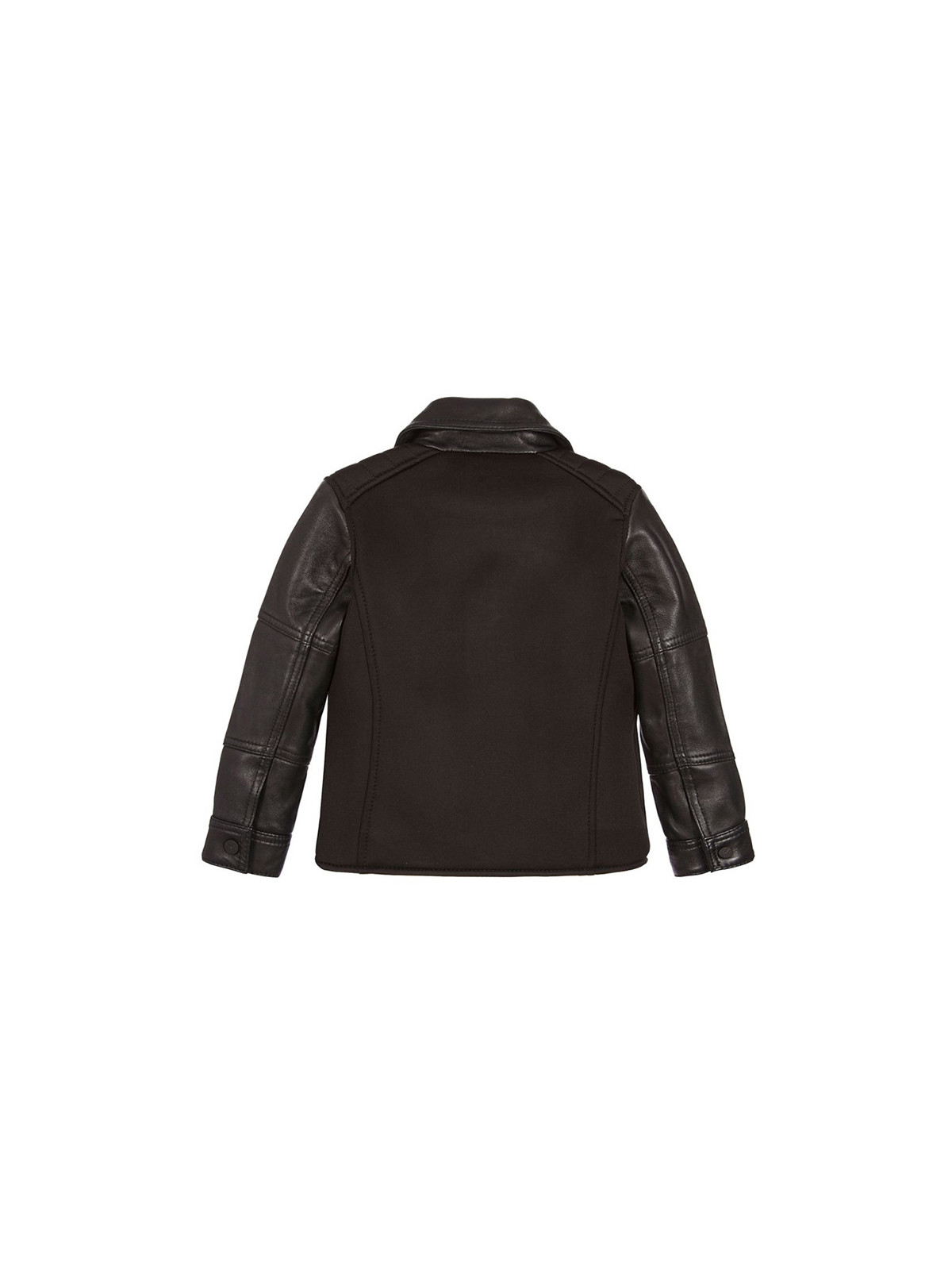 Boys Black Biker Jacket