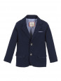 Boys Blue Cotton Piqué Blazer