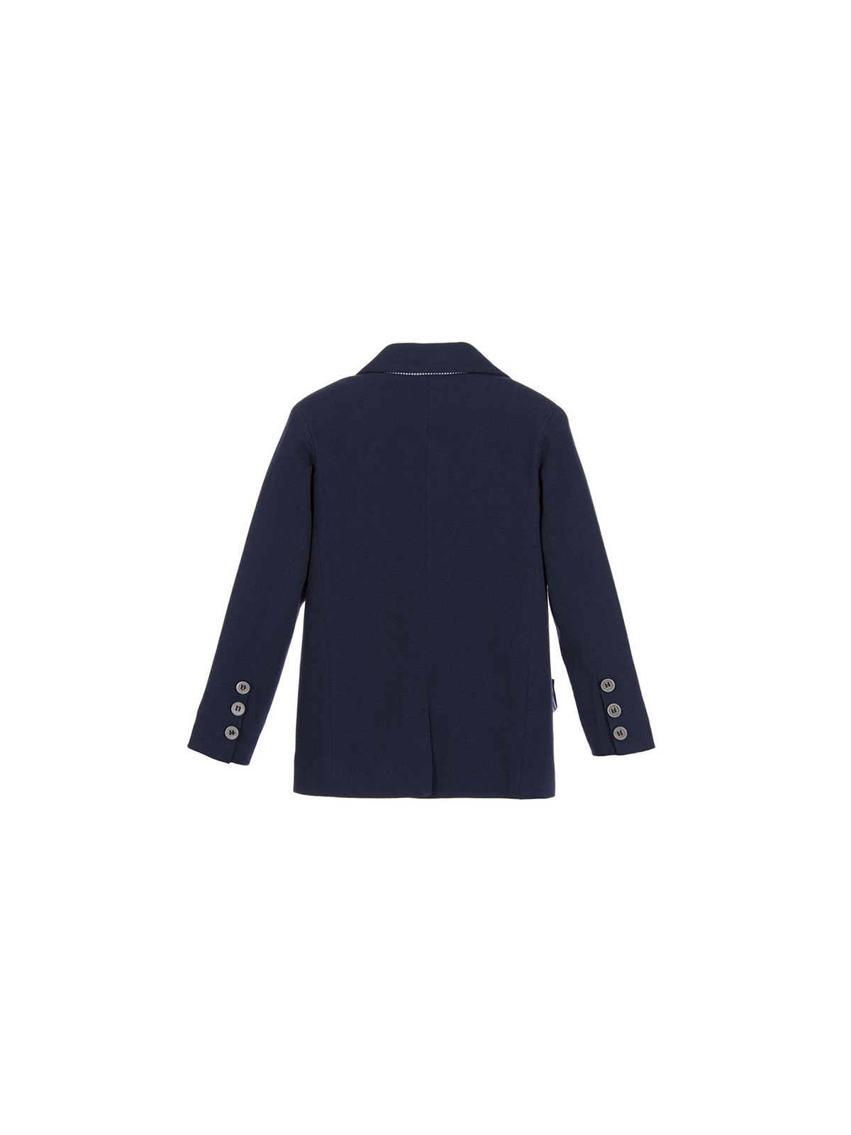 Boys Blue Cotton Piqué Blazer