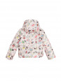 Baby Girls Pink Monster Space Print Padded Jacket